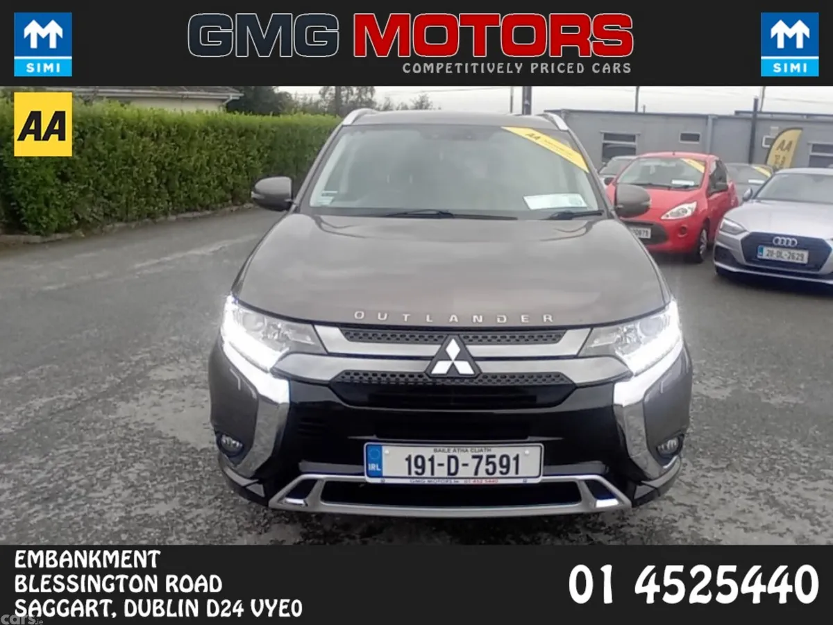 Mitsubishi Outlander Estate, Petrol Plug-in Hybrid, 2019, Brown