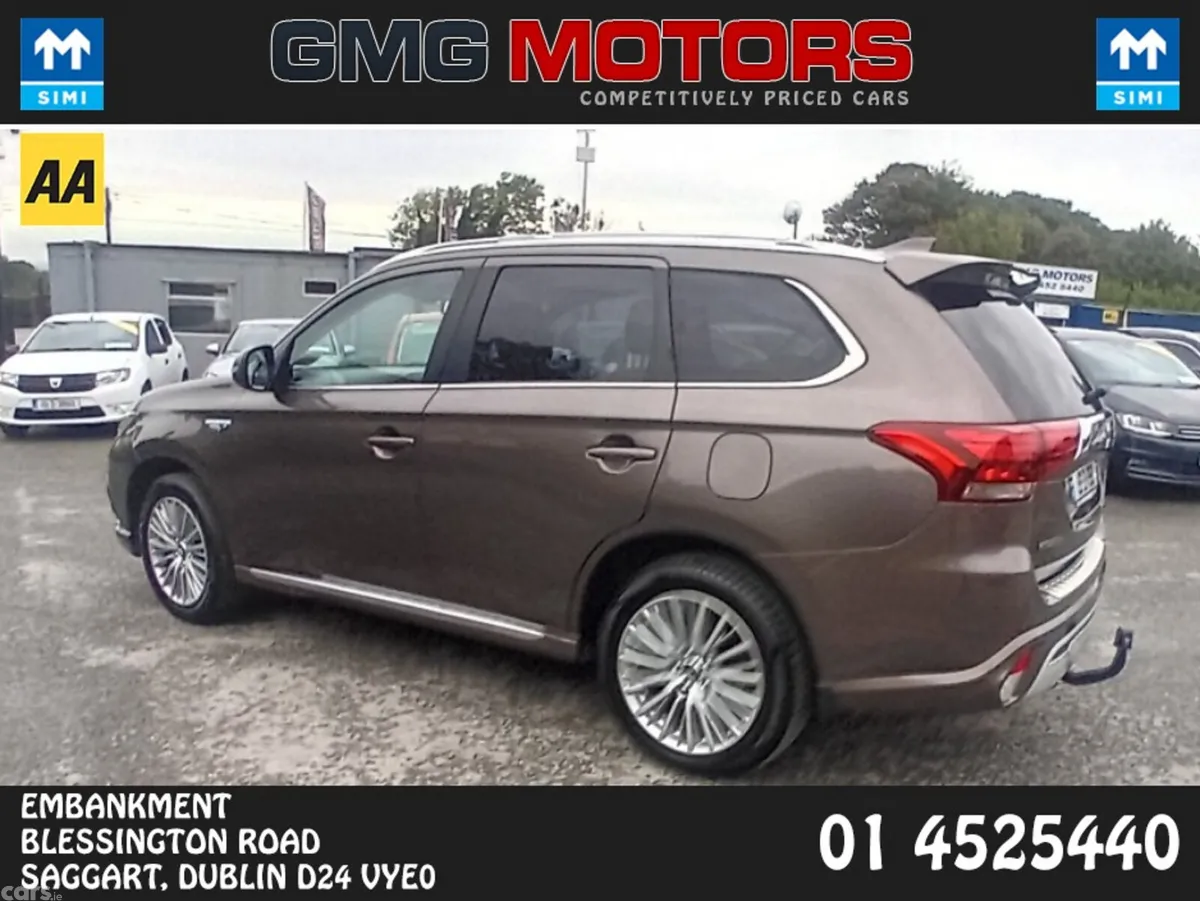Mitsubishi Outlander Estate, Petrol Plug-in Hybrid, 2019, Brown