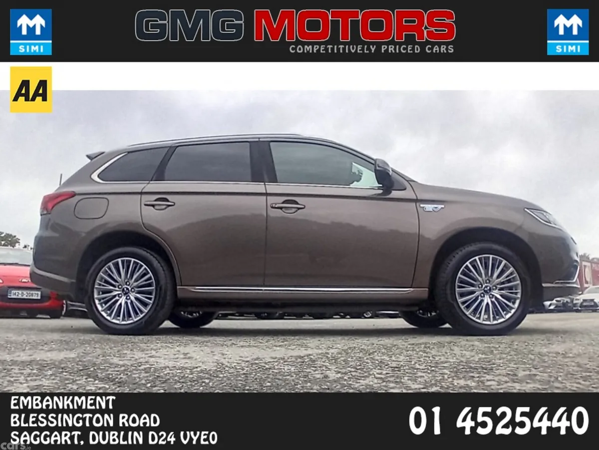 Mitsubishi Outlander Estate, Petrol Plug-in Hybrid, 2019, Brown