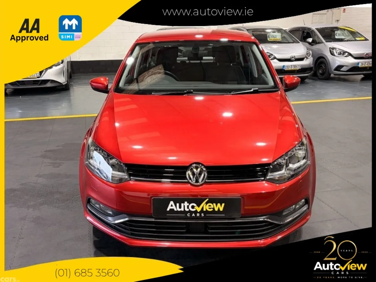 Volkswagen Polo Hatchback, Petrol, 2016, Red