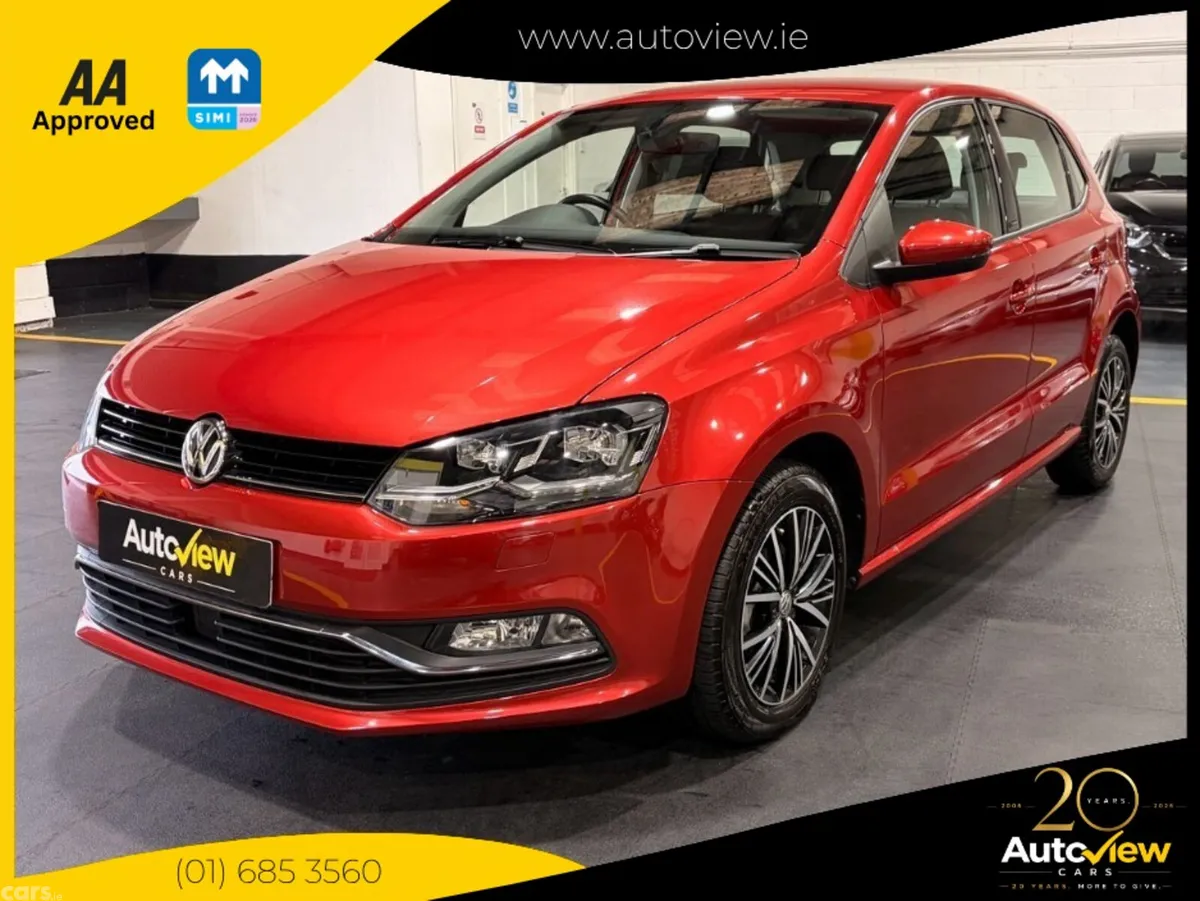 Volkswagen Polo Hatchback, Petrol, 2016, Red