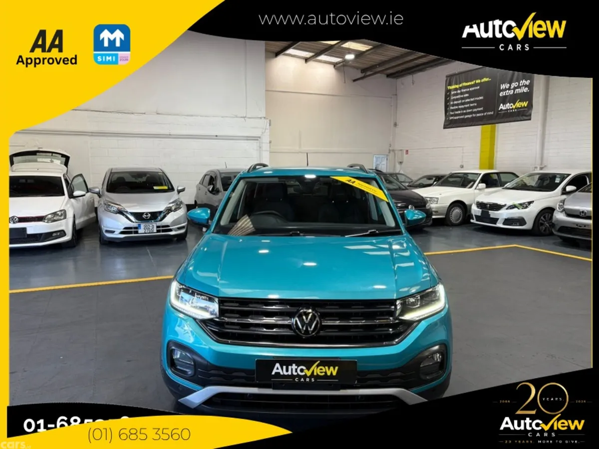 Volkswagen T-Cross SUV, Petrol, 2021, Green