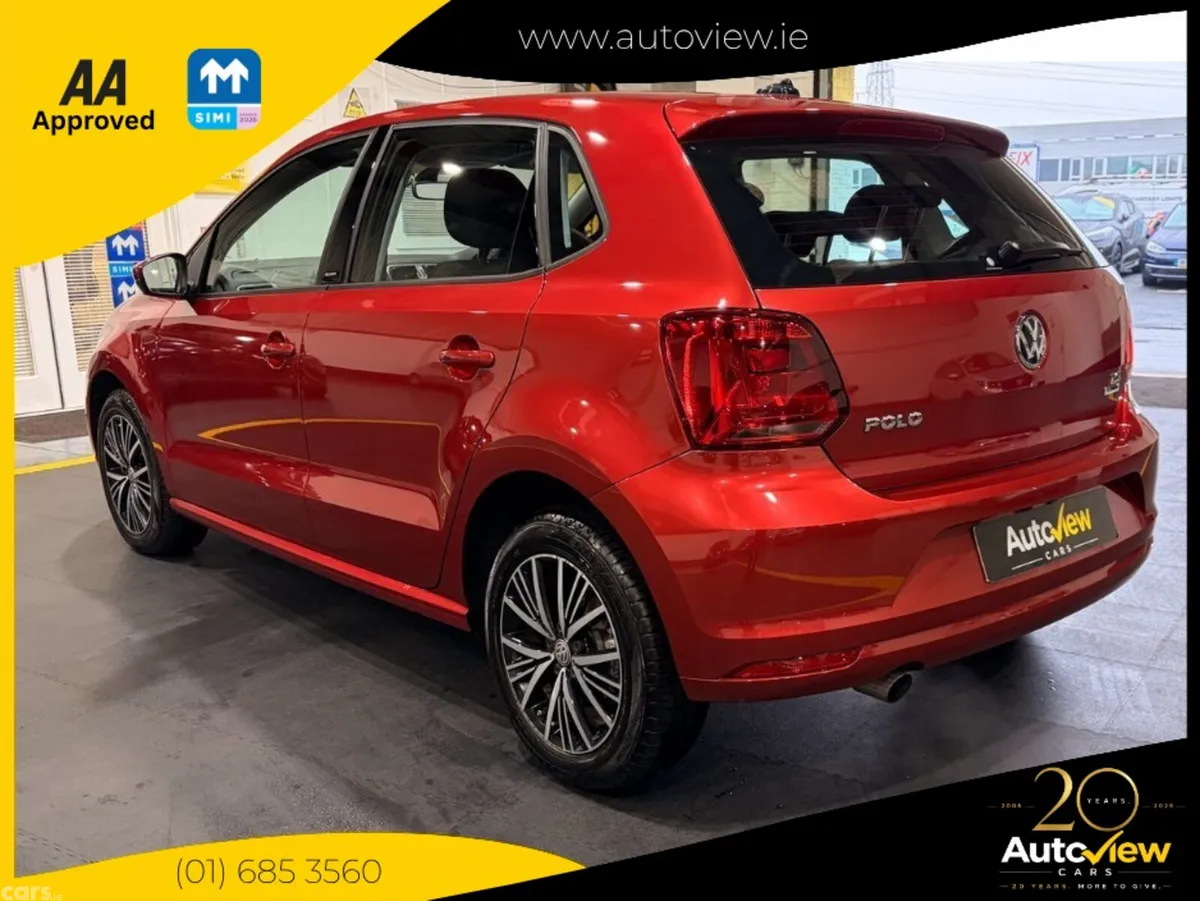Volkswagen Polo Hatchback, Petrol, 2016, Red