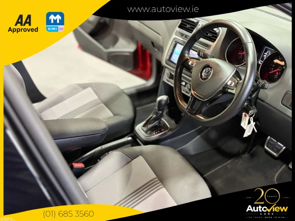 Volkswagen Polo Hatchback, Petrol, 2016, Red