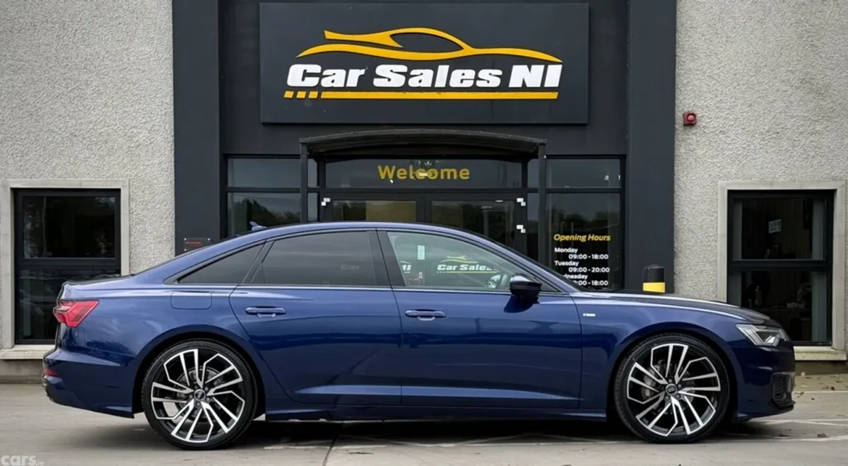 Audi A6 Saloon, Diesel Hybrid, 2021, Blue
