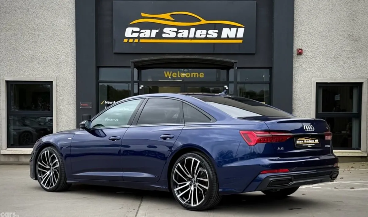 Audi A6 Saloon, Diesel Hybrid, 2021, Blue