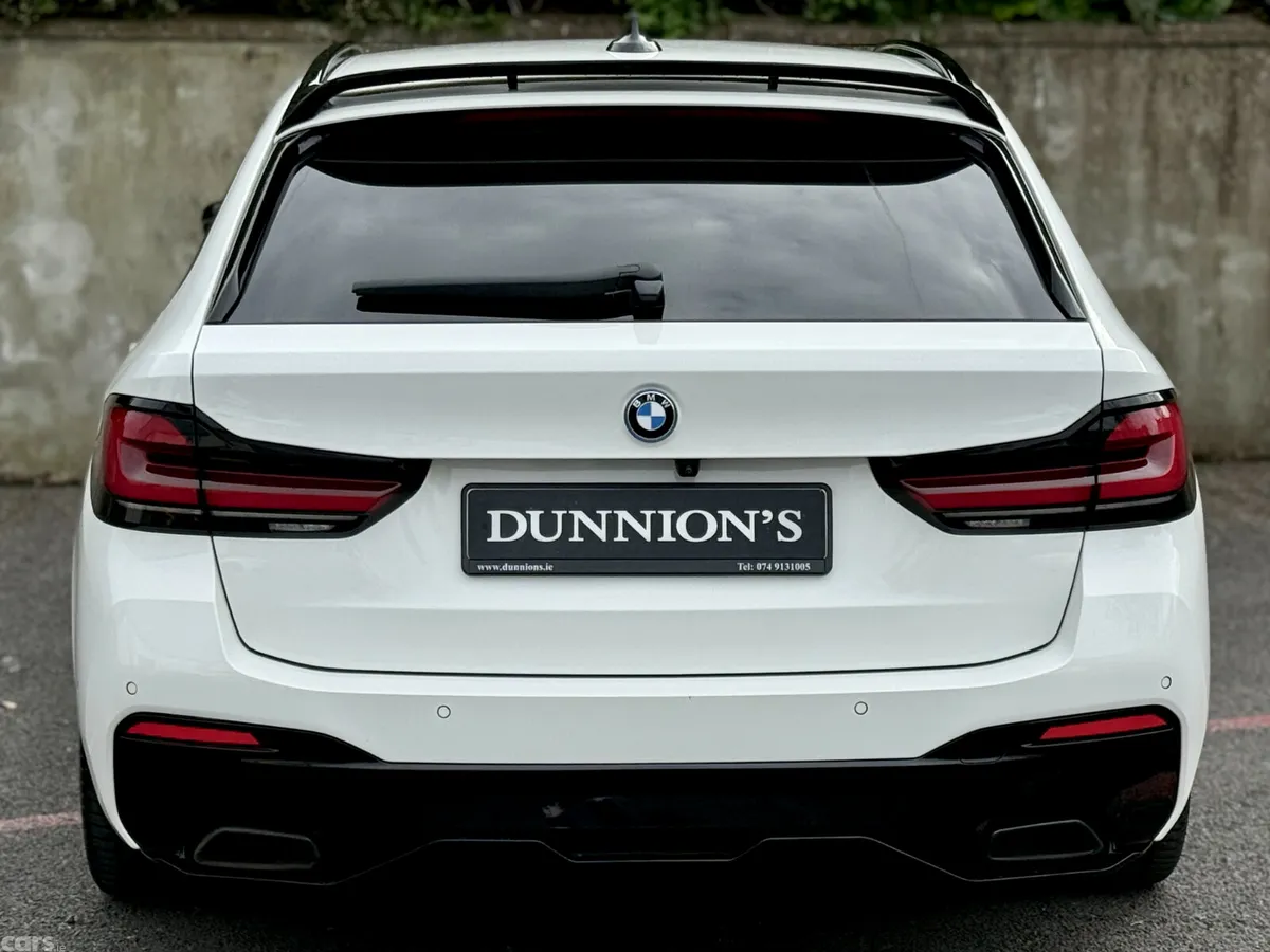 BMW 5-Series Estate, Petrol Hybrid, 2023, White