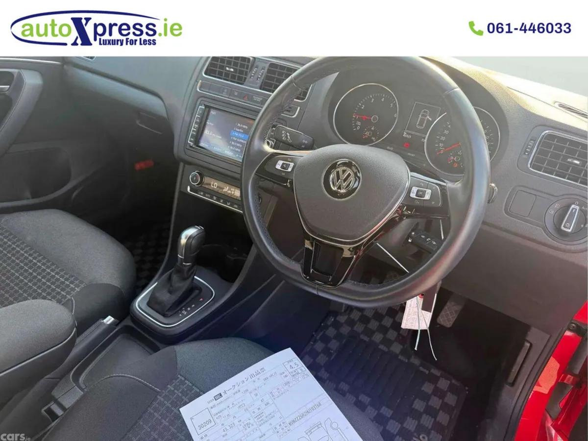 Volkswagen Polo Hatchback, Petrol, 2017, Red