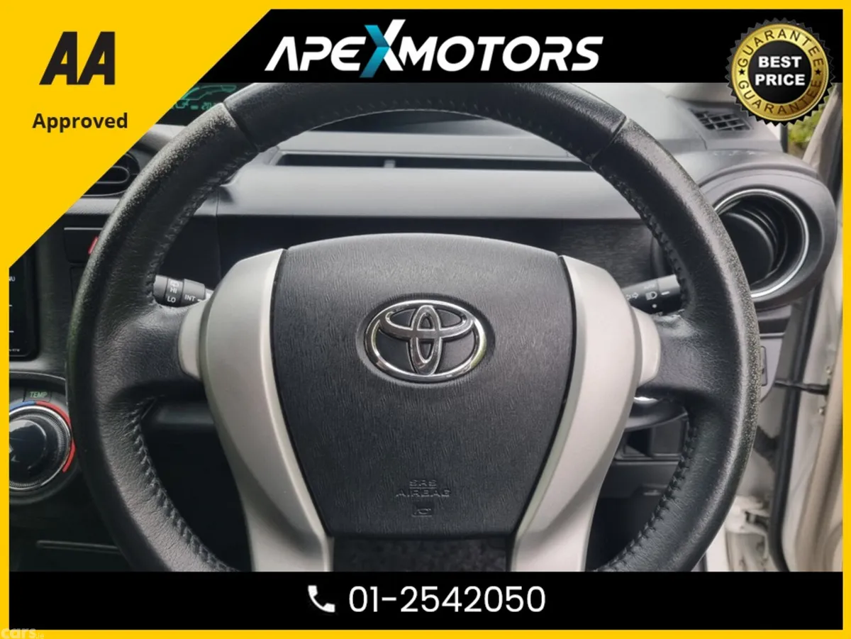 Toyota Aqua Hatchback, Petrol Hybrid, 2013, White