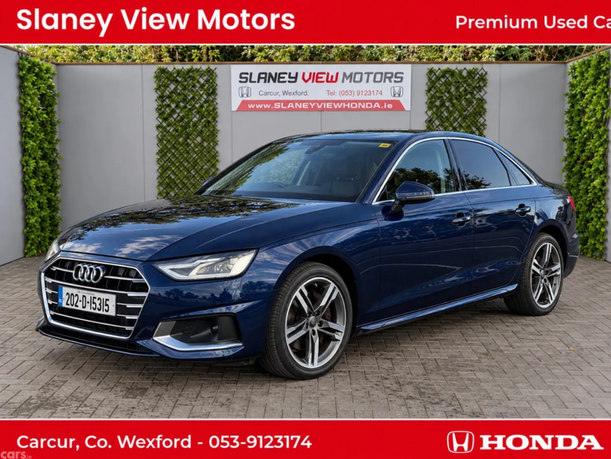 Audi A4 Saloon, Diesel, 2020, Blue