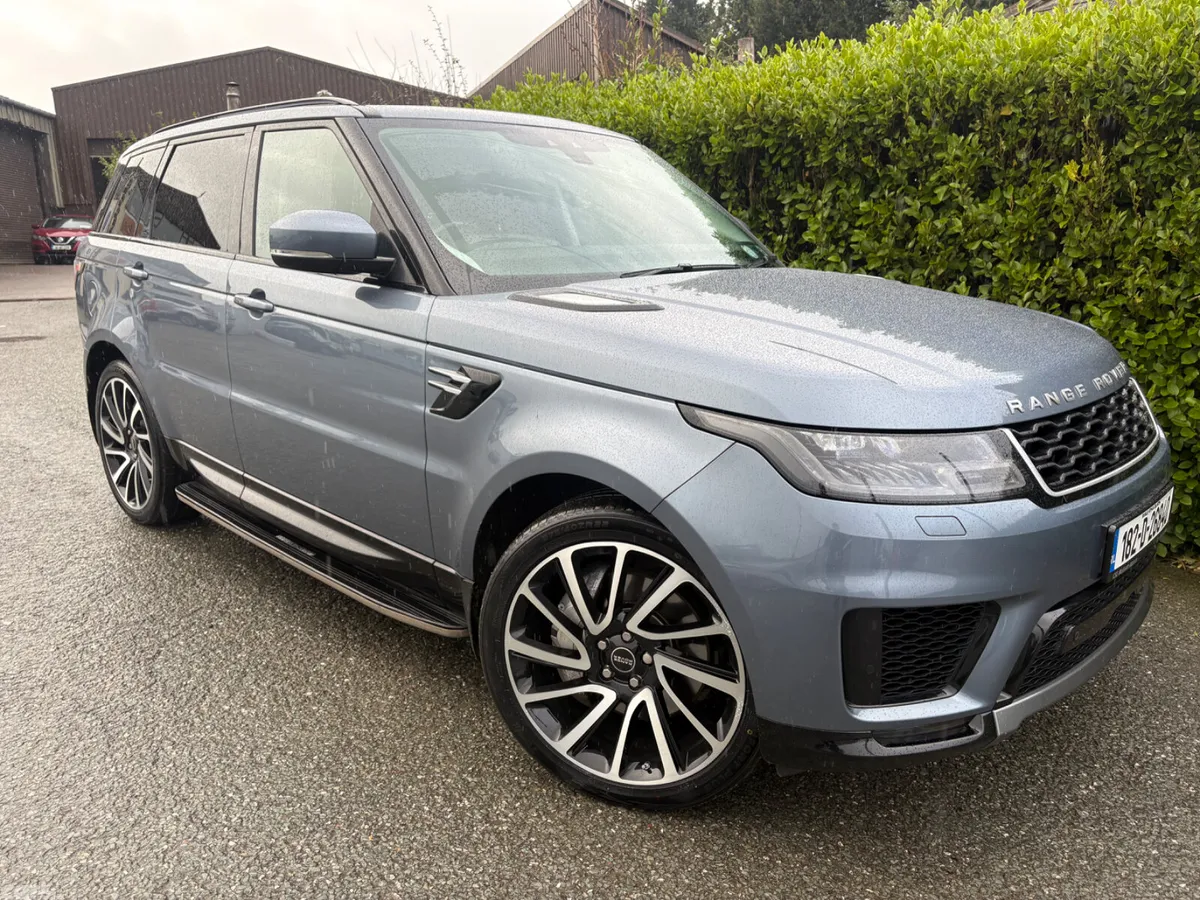 Land Rover Range Rover Sport SUV, Petrol Plug-in Hybrid, 2018, Black
