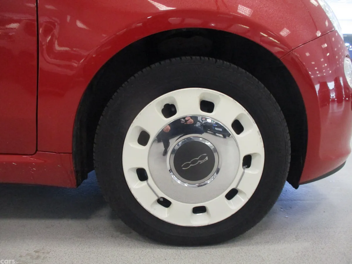Fiat 500 Hatchback, Petrol, 2014, Red