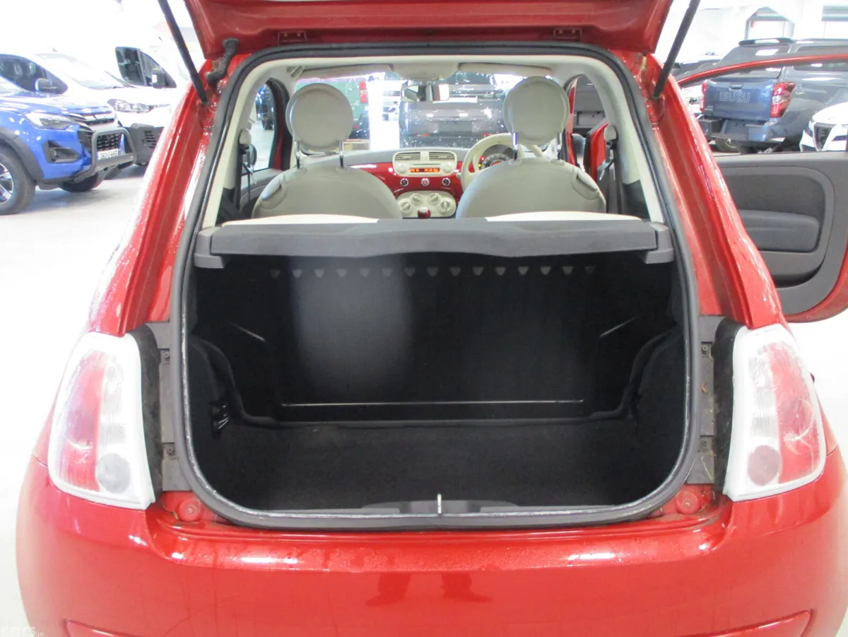 Fiat 500 Hatchback, Petrol, 2014, Red