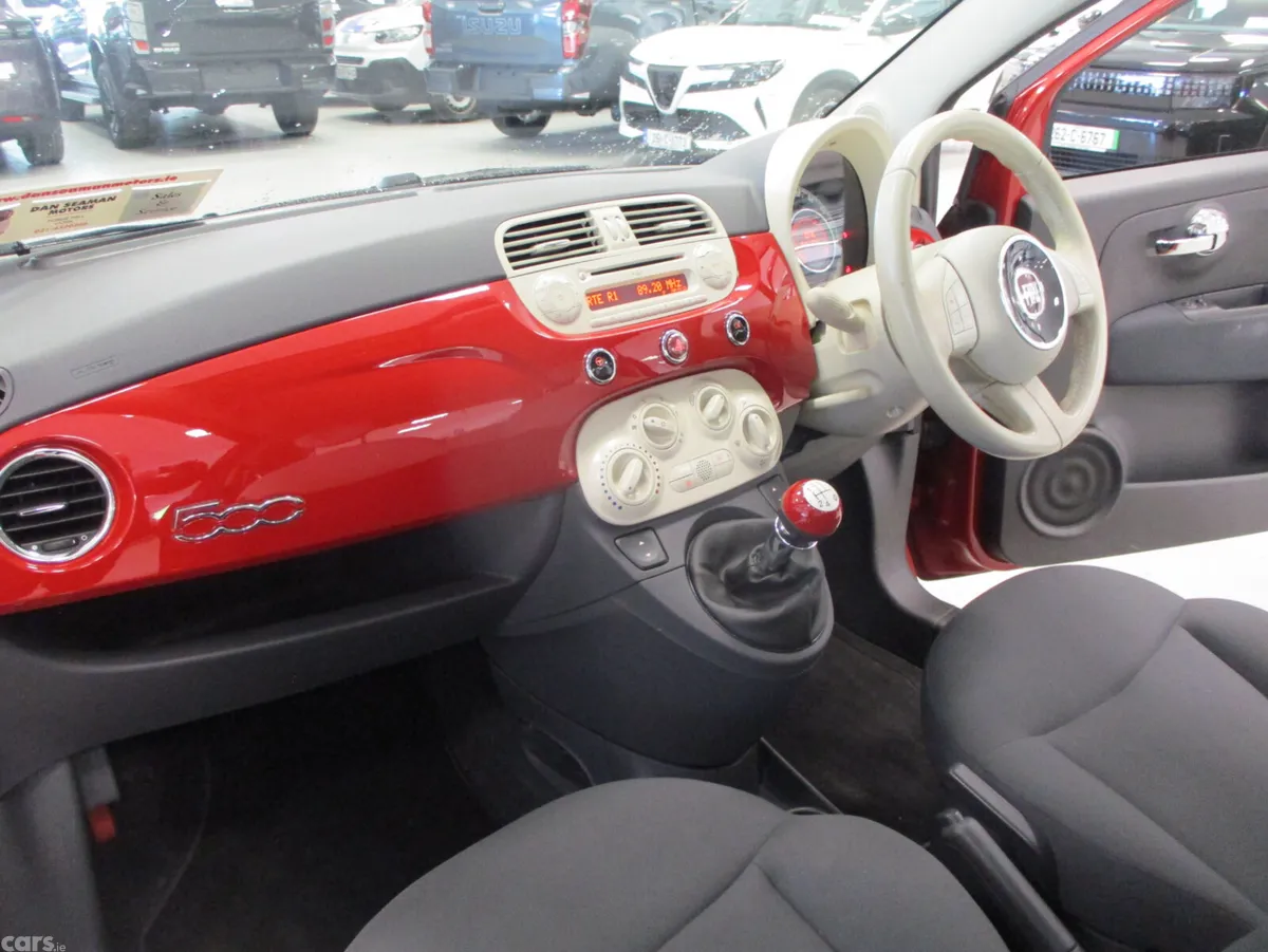 Fiat 500 Hatchback, Petrol, 2014, Red