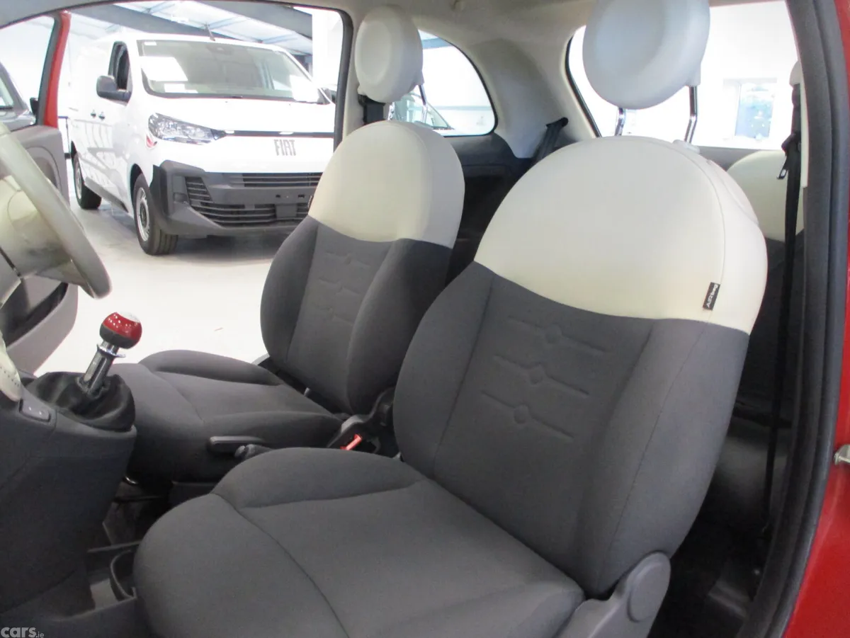 Fiat 500 Hatchback, Petrol, 2014, Red