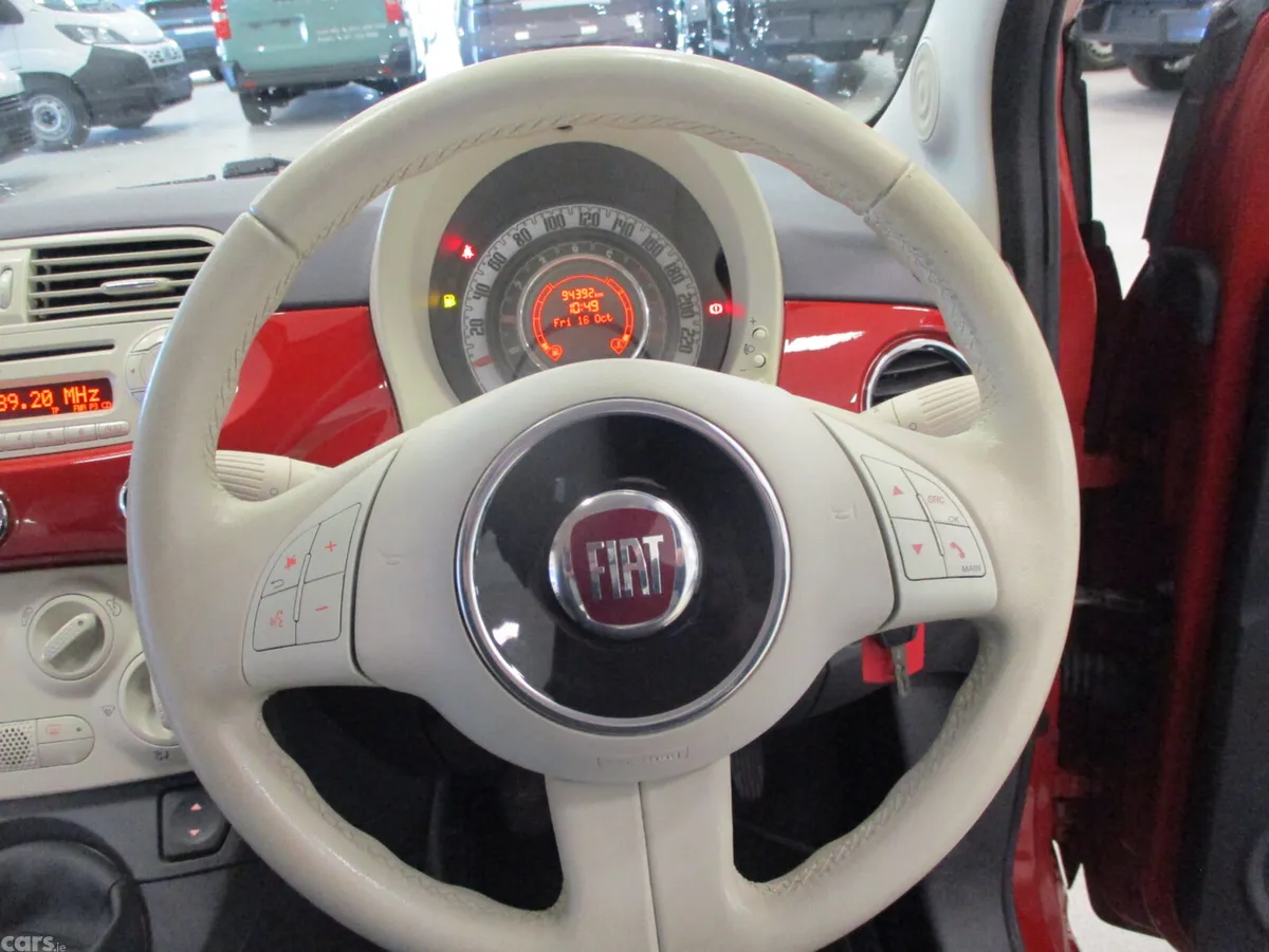 Fiat 500 Hatchback, Petrol, 2014, Red