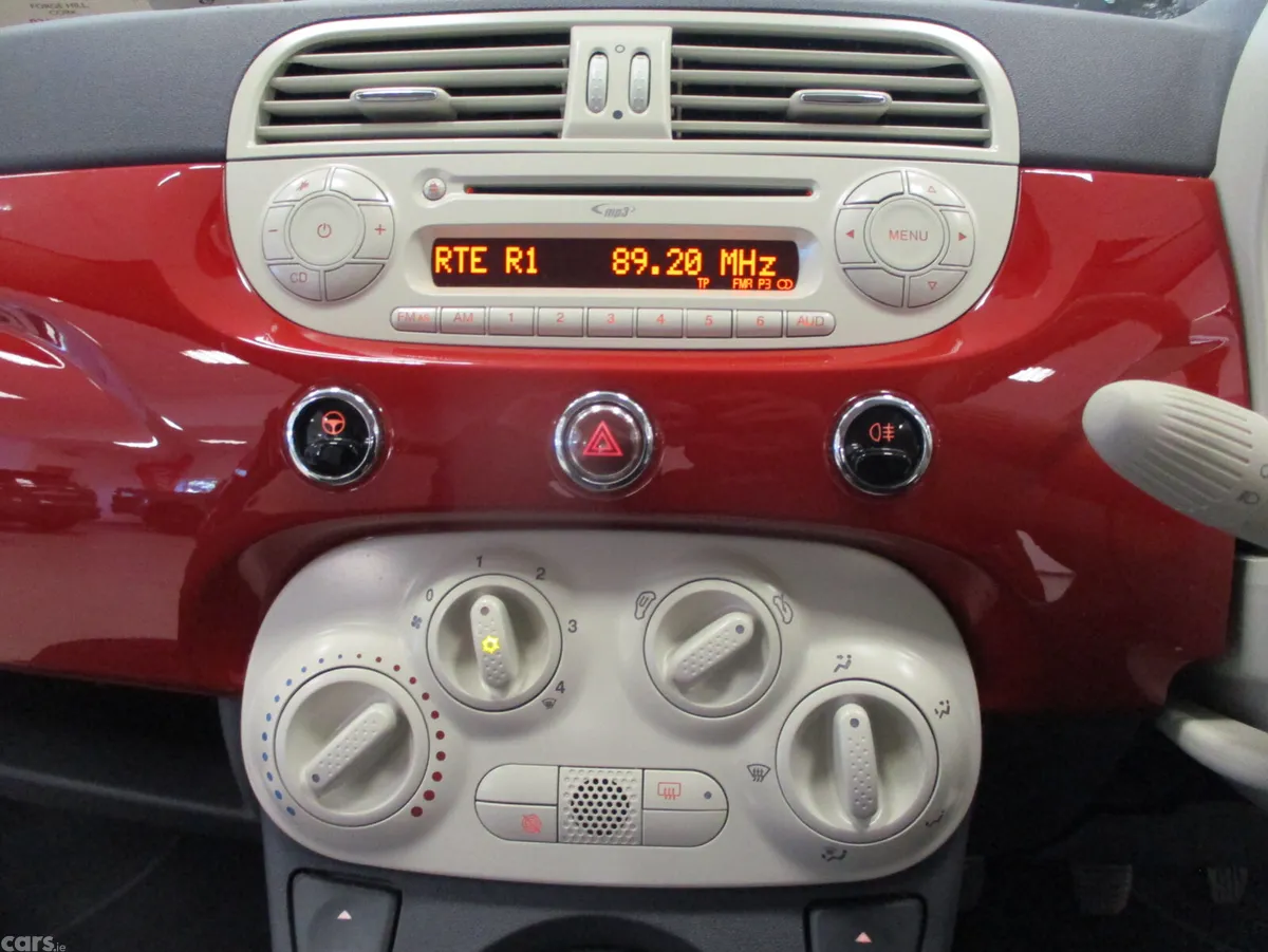 Fiat 500 Hatchback, Petrol, 2014, Red