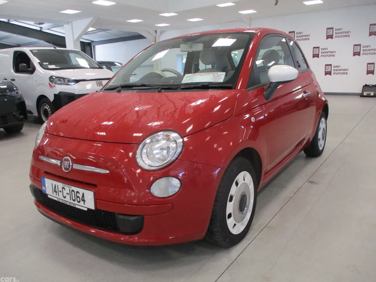 Fiat 500 Hatchback, Petrol, 2014, Red