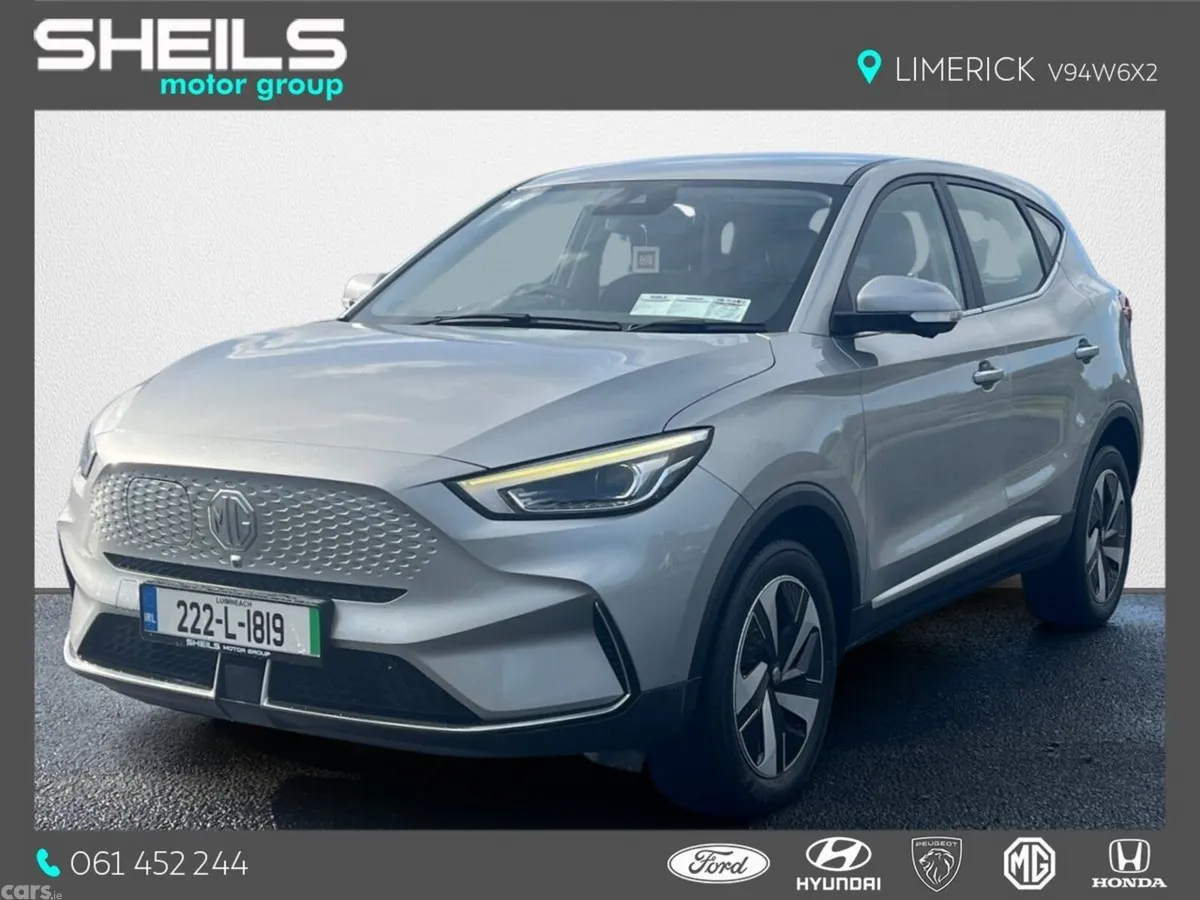 MG ZS Hatchback, Electric, 2022, Silver