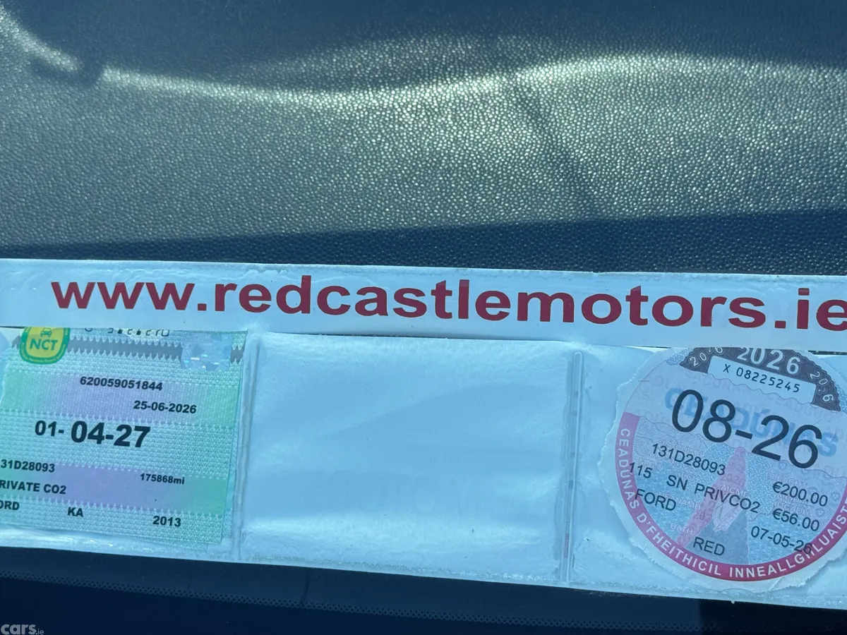 Ford KA Hatchback, Petrol, 2013, Red