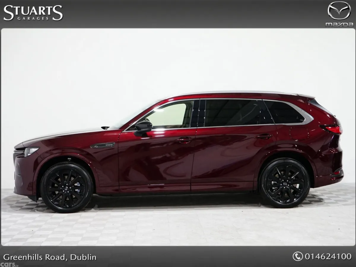 Mazda CX-80 SUV, Petrol Plug-in Hybrid, 2026, Red