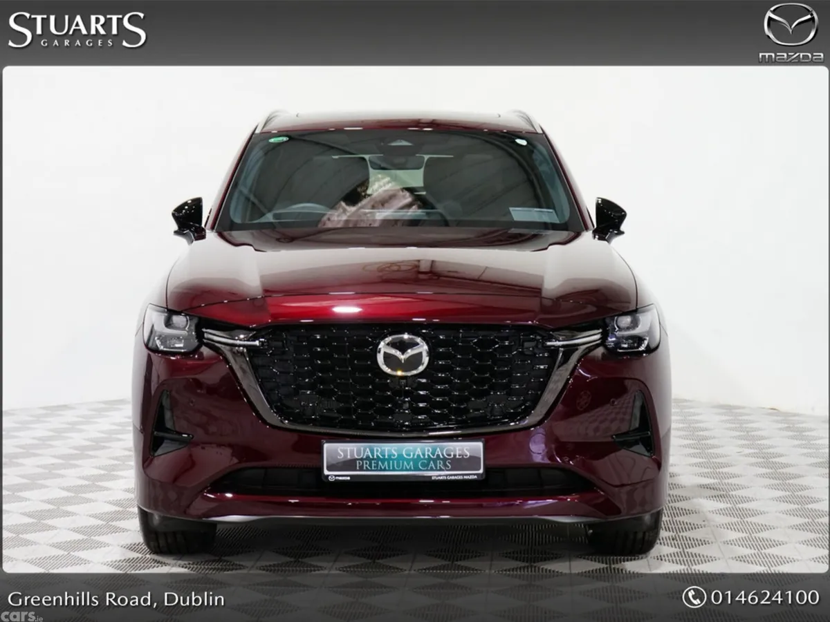 Mazda CX-80 SUV, Petrol Plug-in Hybrid, 2026, Red