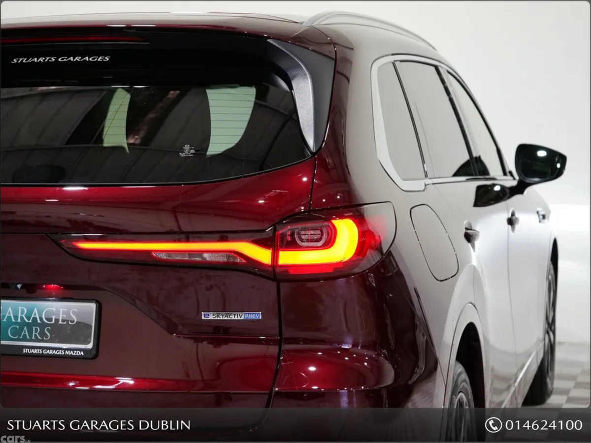 Mazda CX-80 SUV, Petrol Plug-in Hybrid, 2026, Red