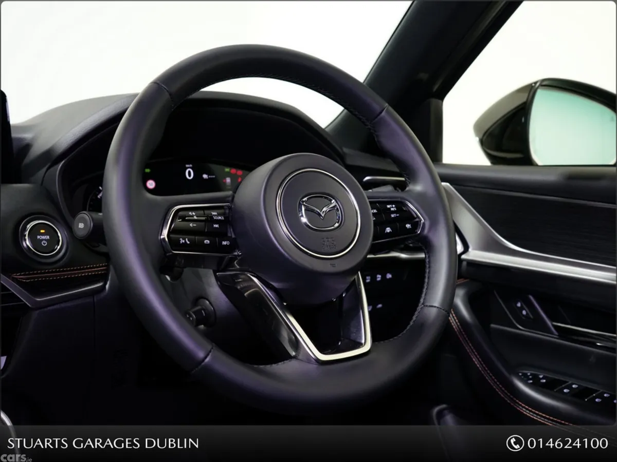 Mazda CX-80 SUV, Petrol Plug-in Hybrid, 2026, Red