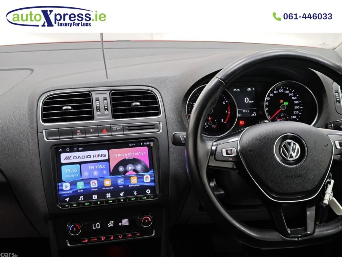 Volkswagen Polo Hatchback, Petrol, 2017, Red