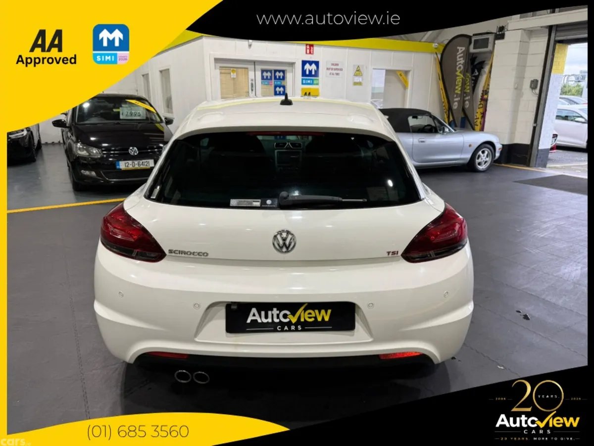 Volkswagen Scirocco Hatchback, Petrol, 2013, White