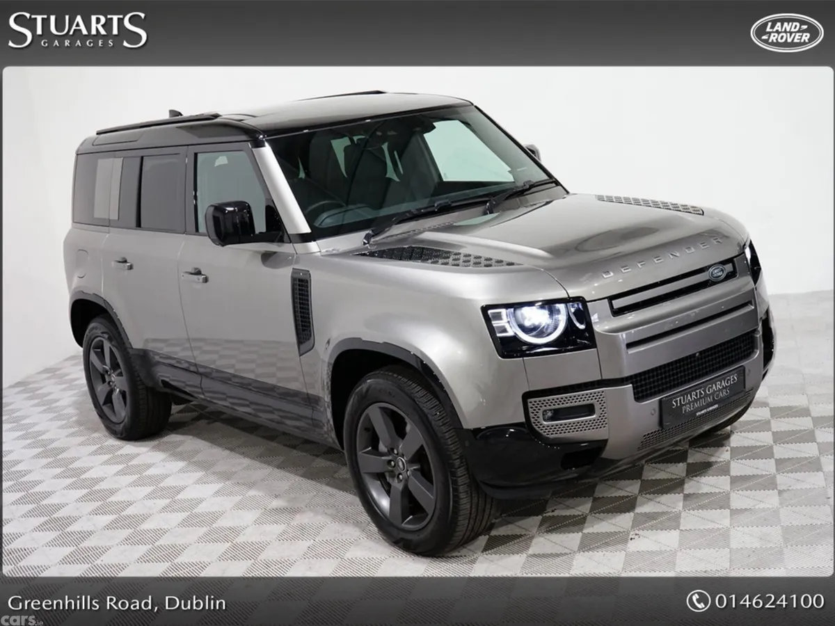 Land Rover Defender Estate, Petrol Plug-in Hybrid, 2025, Silver