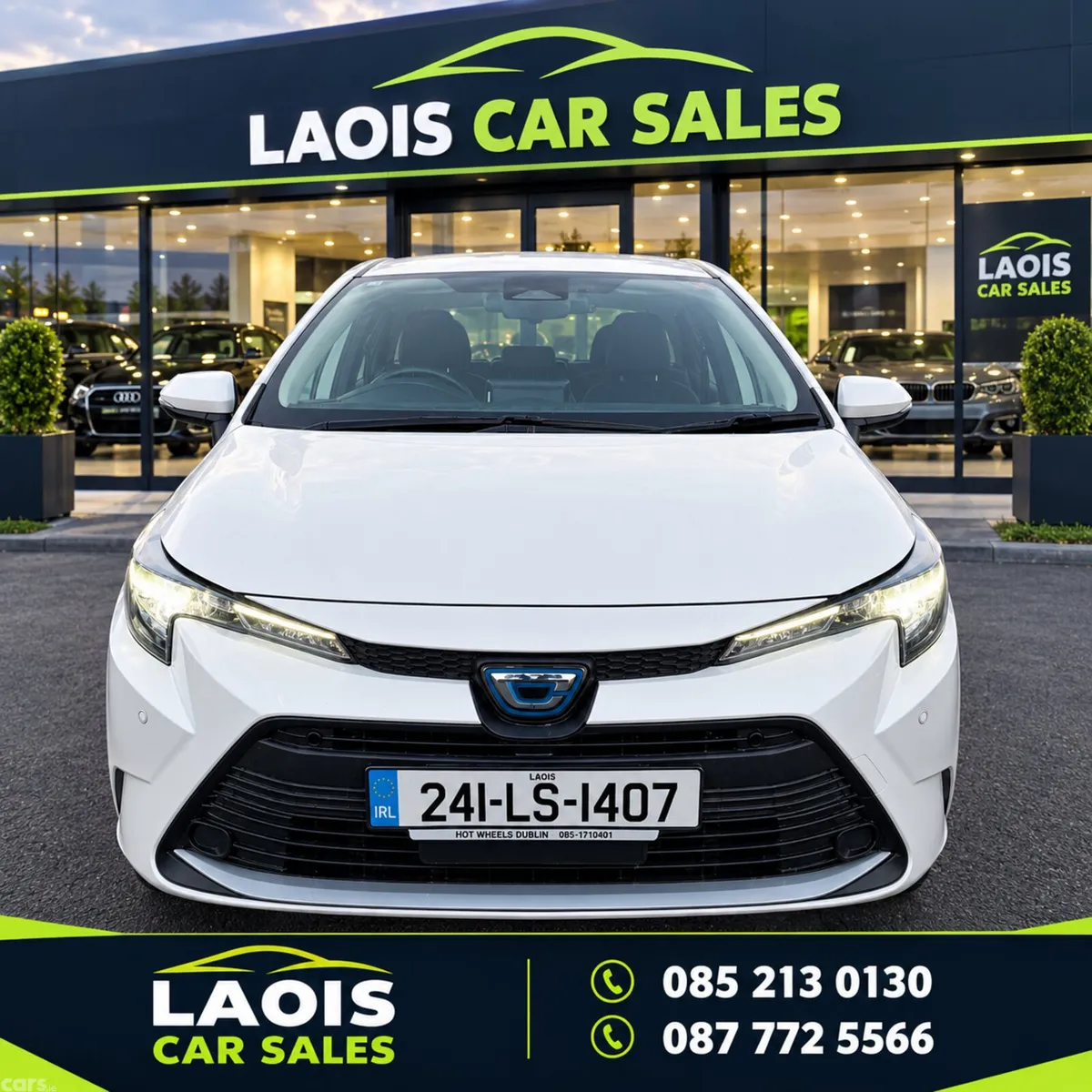 Toyota Corolla Saloon, Petrol Hybrid, 2024, White