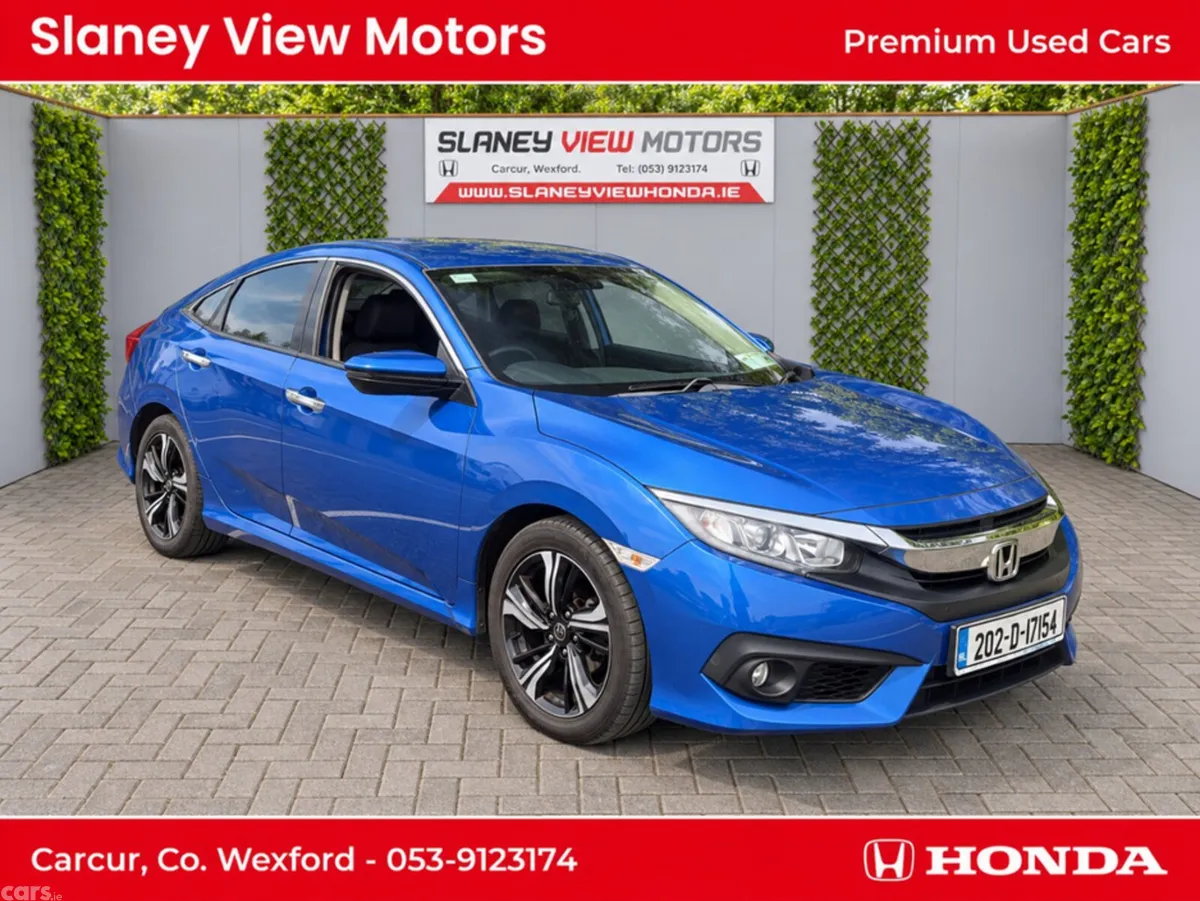 Honda Civic Saloon, Petrol, 2020, Blue