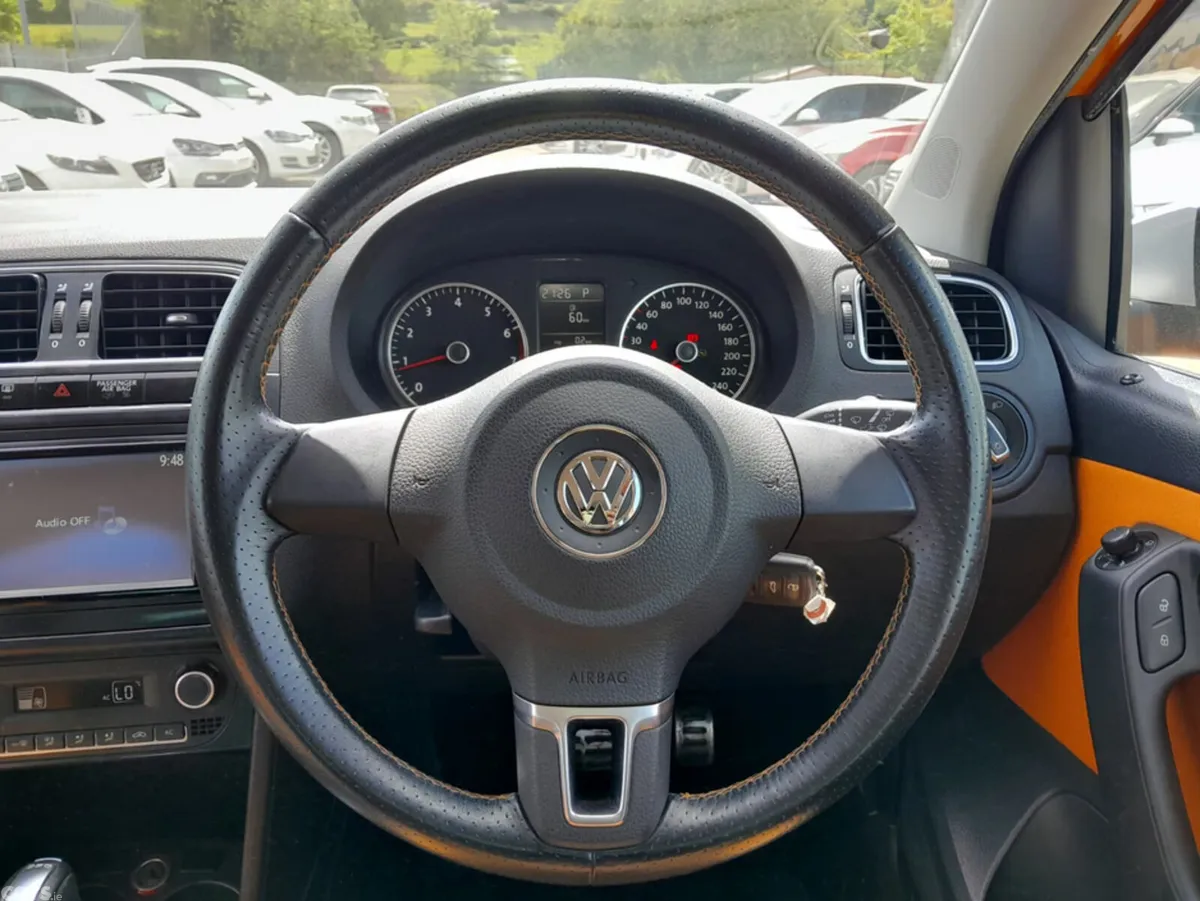 Volkswagen Polo Hatchback, Petrol, 2014, Orange