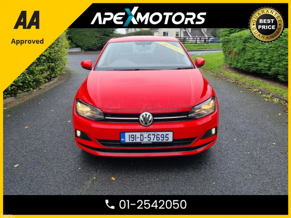 Volkswagen Polo Hatchback, Petrol, 2019, Red