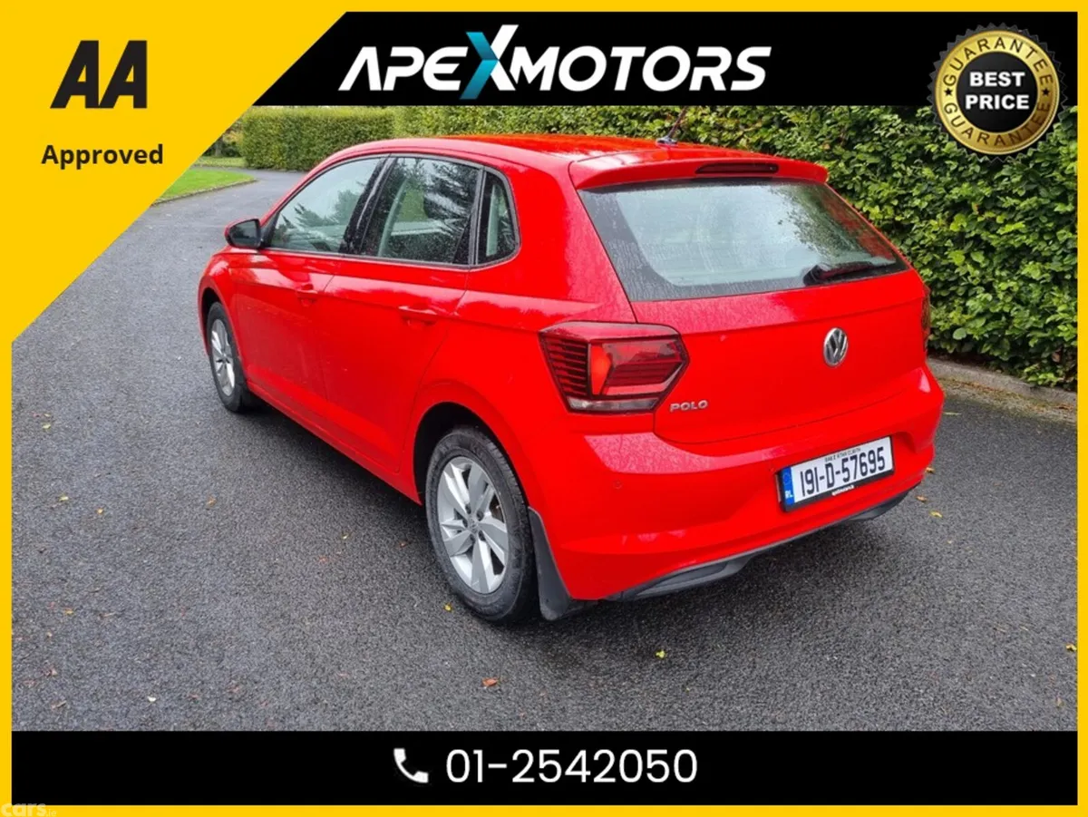 Volkswagen Polo Hatchback, Petrol, 2019, Red