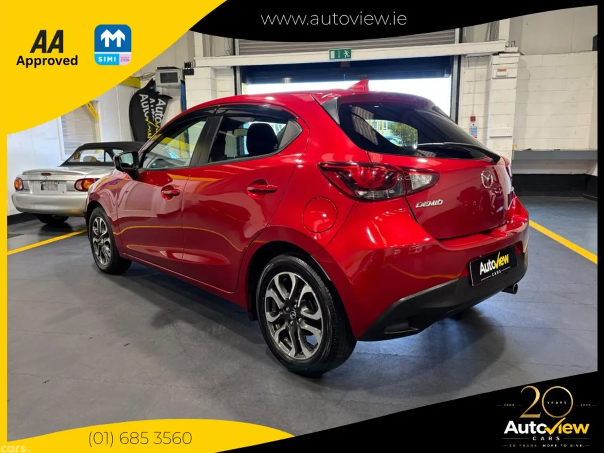 Mazda Demio Hatchback, Diesel, 2016, Red