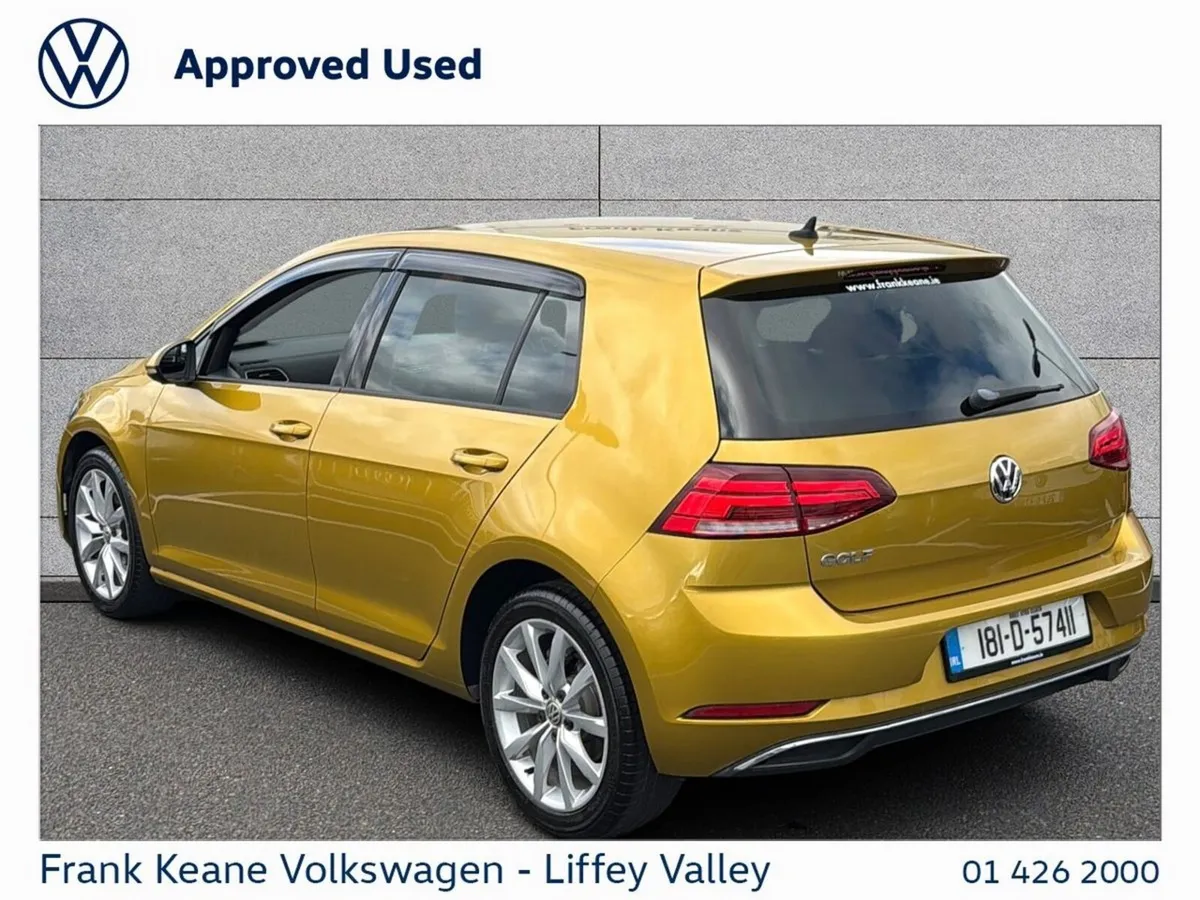 Volkswagen Golf Hatchback, Petrol, 2018, Yellow