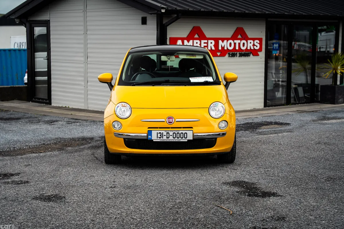 Fiat 500 Hatchback, Petrol, 2013, Yellow