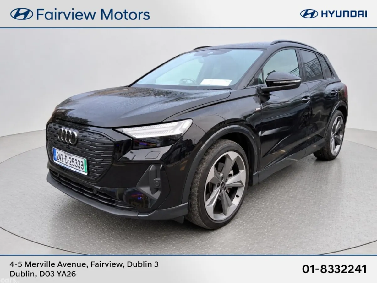 Audi Q4 e-tron SUV, Electric, 2024, Black