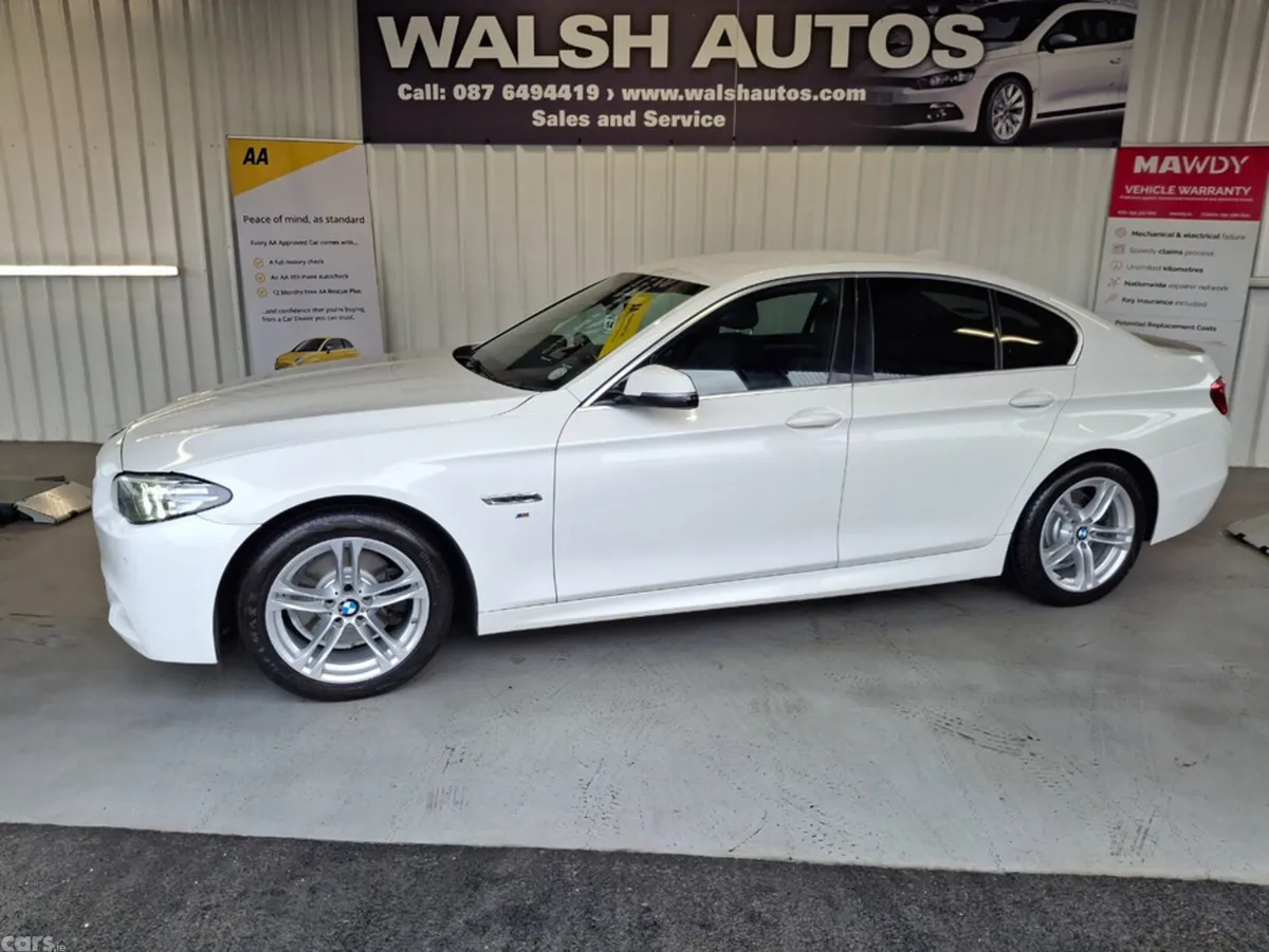 BMW 5-Series Saloon, Diesel, 2016, White