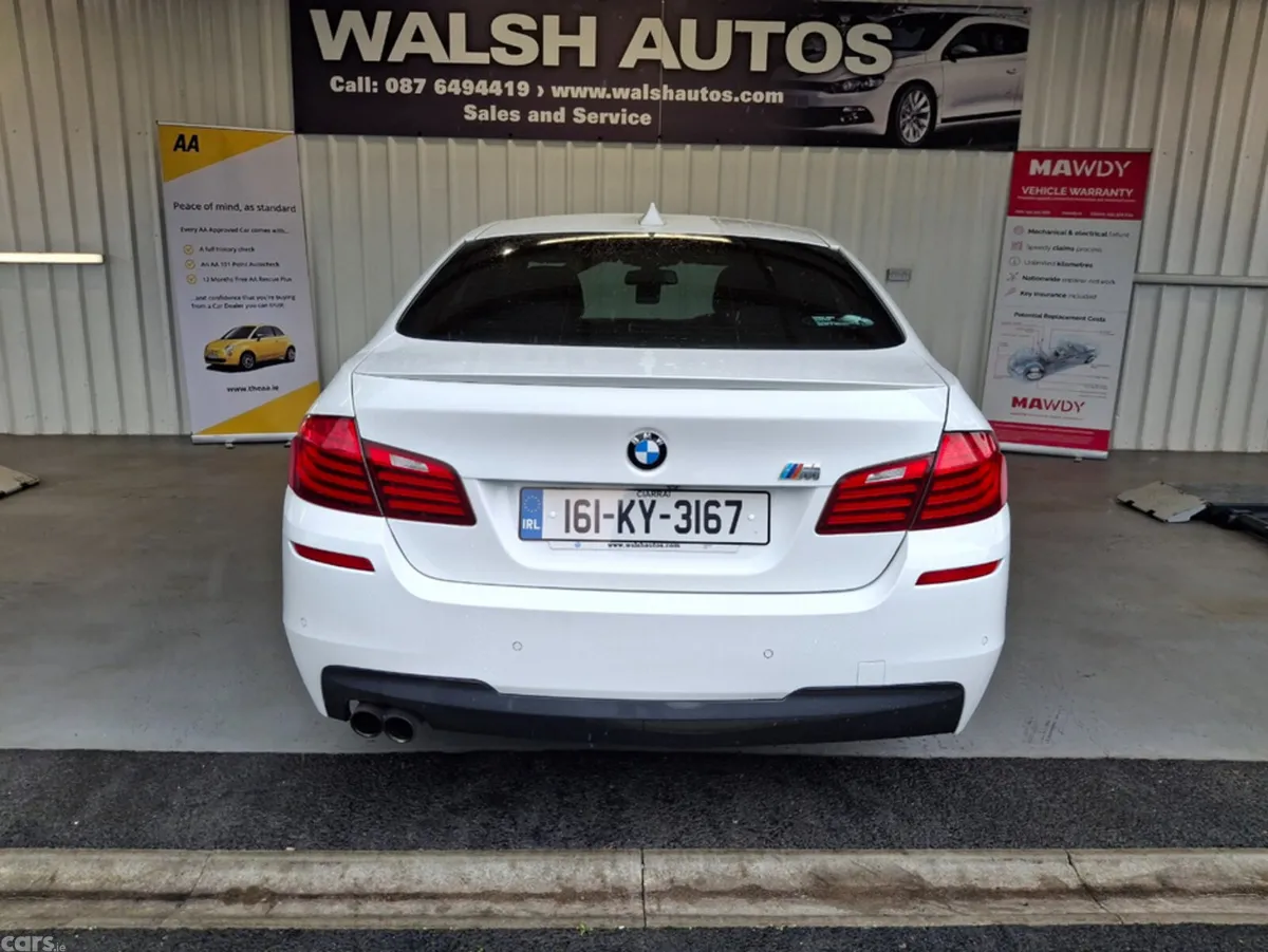 BMW 5-Series Saloon, Diesel, 2016, White