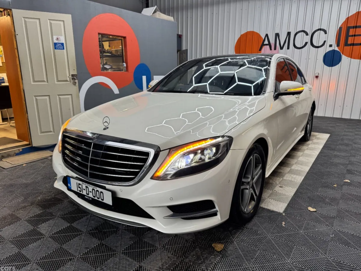 Mercedes-Benz S-Class Saloon, Diesel Hybrid, 2015, White