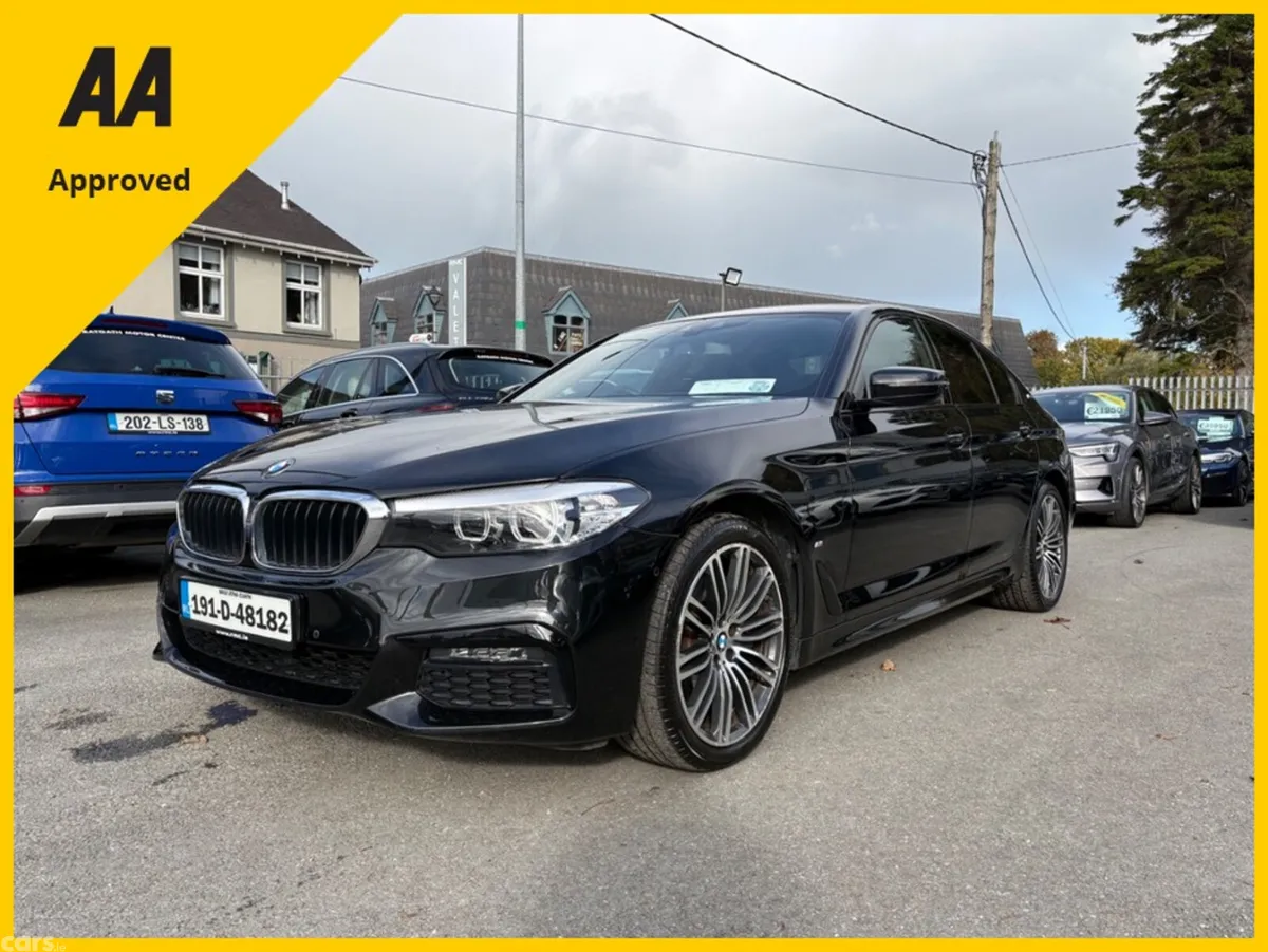 BMW 5-Series Saloon, Petrol Plug-in Hybrid, 2019, Black