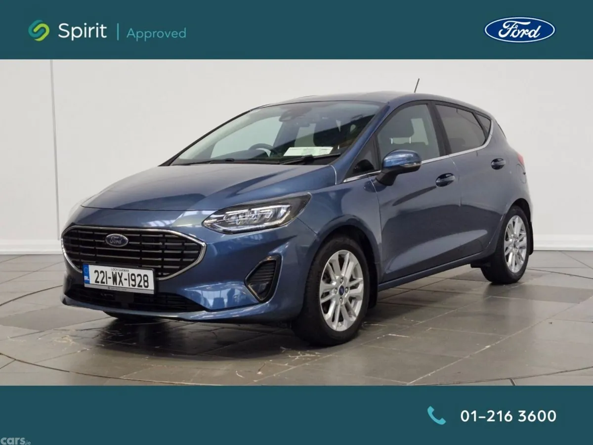 Ford Fiesta Hatchback, Petrol Hybrid, 2022, Blue