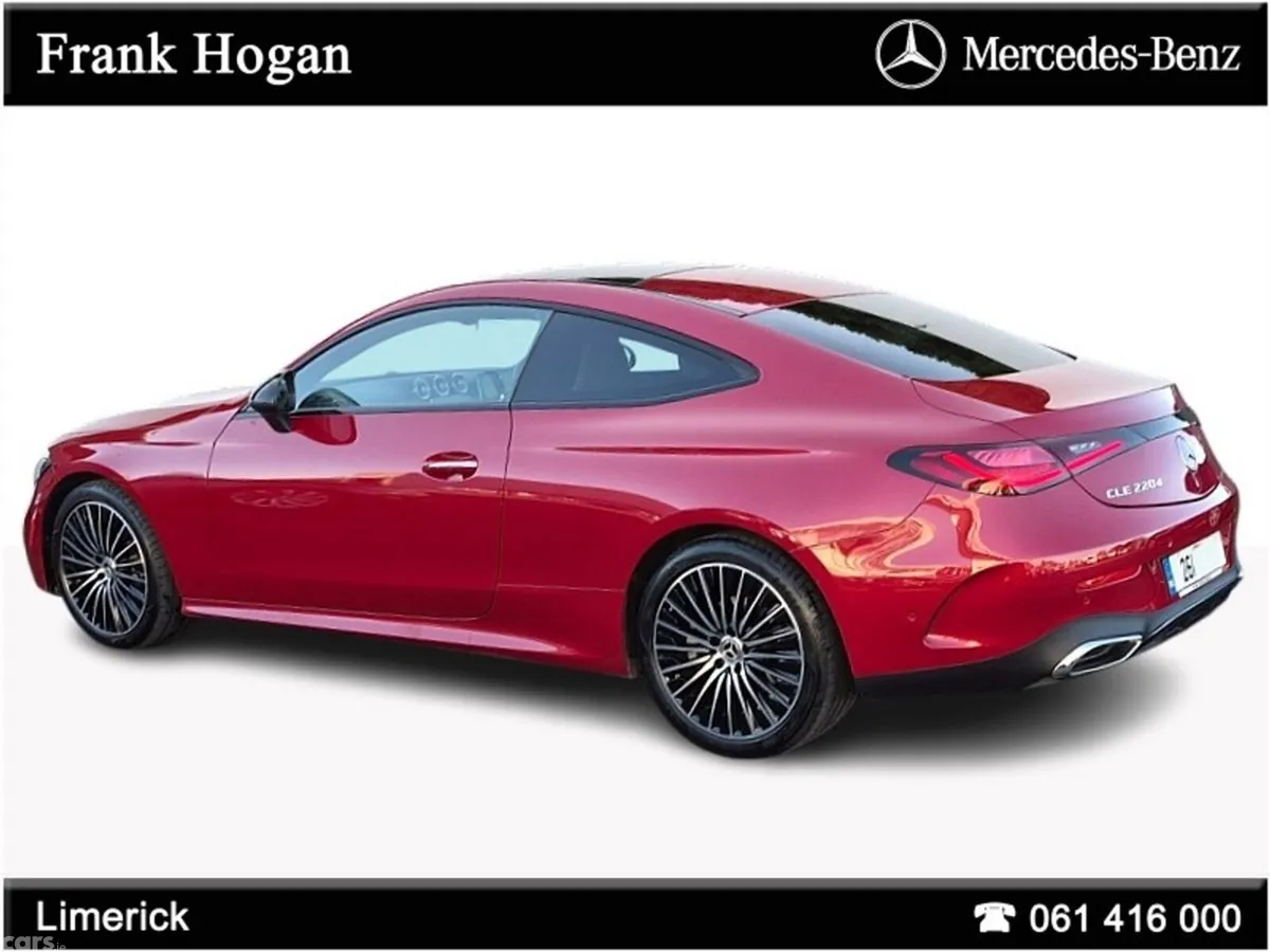 Mercedes-Benz CLE Coupe, Diesel Hybrid, 2026, Red