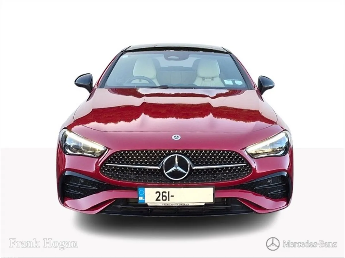 Mercedes-Benz CLE Coupe, Diesel Hybrid, 2026, Red