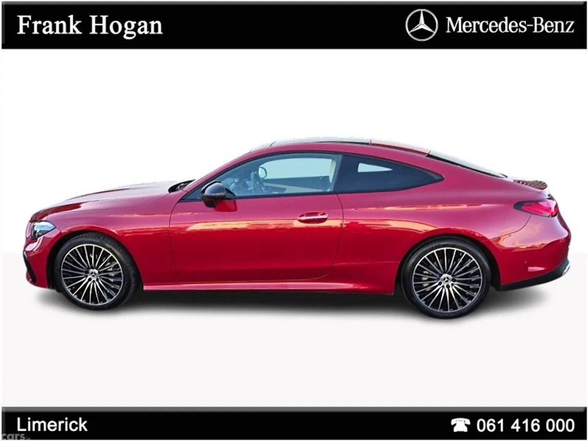 Mercedes-Benz CLE Coupe, Diesel Hybrid, 2026, Red