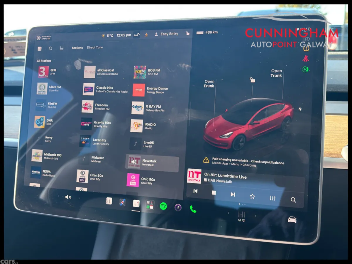 Tesla Model 3 Saloon, Electric, 2023, Red