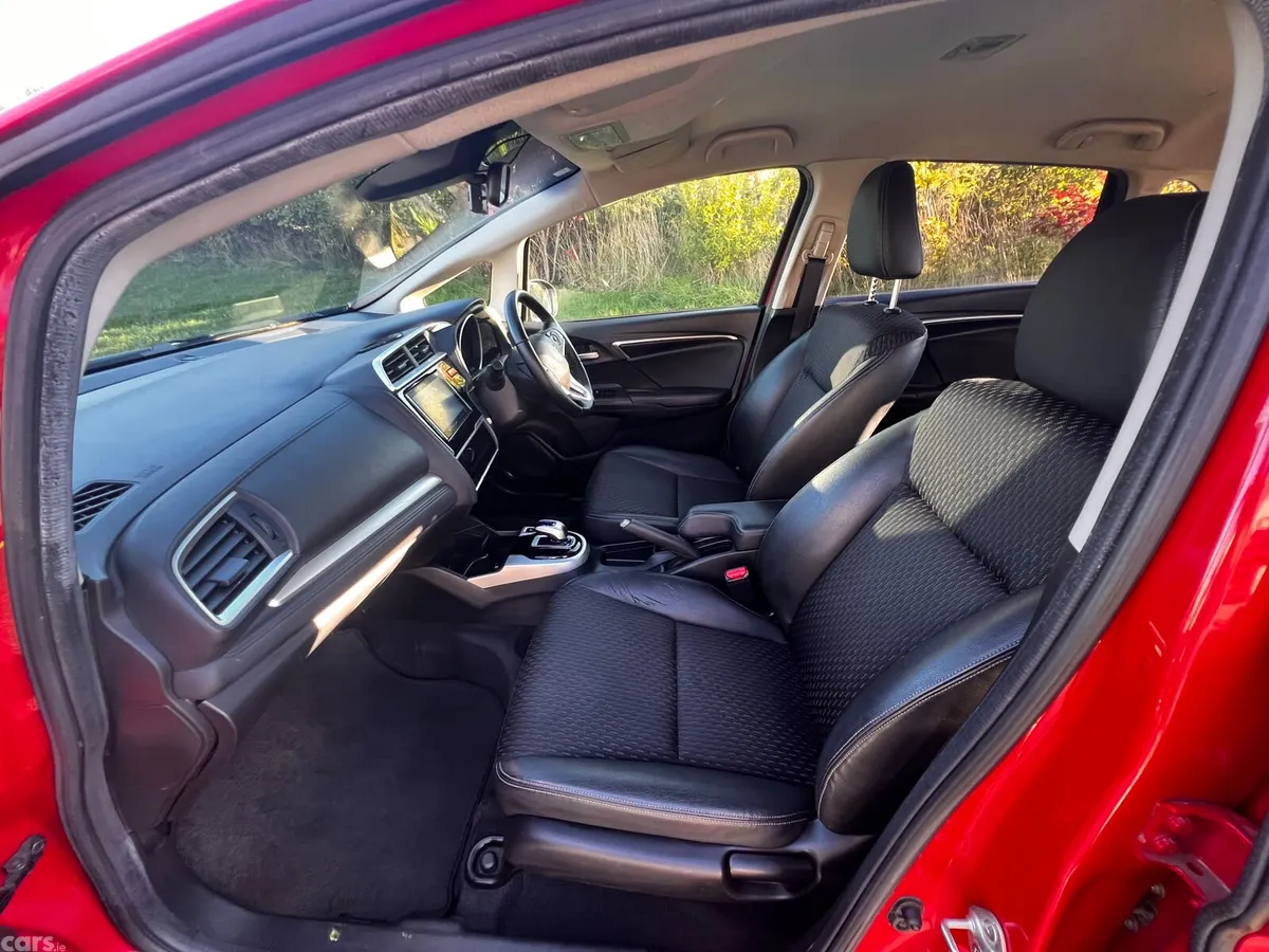 Honda Fit Hatchback, Petrol Hybrid, 2015, Red